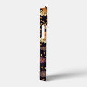 Dag van de Dode Skelet Handen Floral iPhone Case (Achterkant / Rechts)