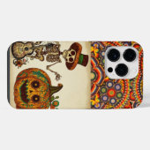 Dag van de Dode/Skelet/pompoen/Halloween iPhone Hoesje (Achterkant horizontaal)