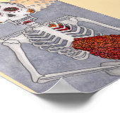 Dag van de dode skeleton Art Print Miranda (Hoek)