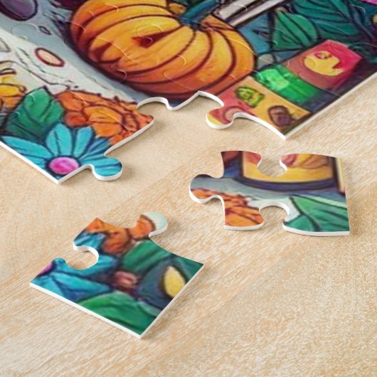 Dag van de Dode skeletten Puzzel Legpuzzel (Zijkant)