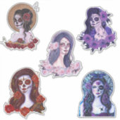 Dag van de dode stickers van Renee Lavoie (Voorkant)