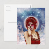 Dag van de dode suikerpop briefkaart (Voorkant / Achterkant)