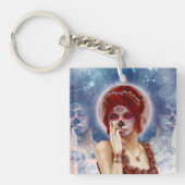 Dag van de dode suikerpop sleutelhanger (voorkant)