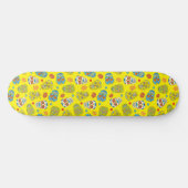 Dag van de dode suikerriet Geel van het Patroonpat Persoonlijk Skateboard (Horizontaal)