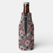 Dag van de dode suikerriet, grijs flesjeskoeler (Fles Achterkant)