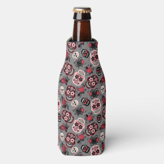 Dag van de dode suikerriet, grijs flesjeskoeler (Fles Voorkant)