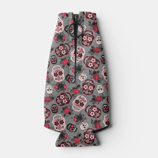 Dag van de dode suikerriet, grijs flesjeskoeler (Achterkant)