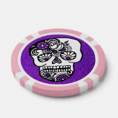 Dag van de dode suikerriet Professionele glitter Poker Chips (Enkel)