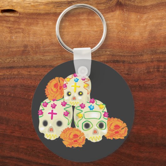 Dag van de dode suikerriet sleutelhanger (Voorkant)