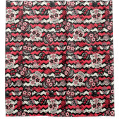 Dag van de dode suikerriet, zigzag douchegordijn (Voorkant)