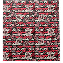 Dag van de dode suikerriet, zigzag douchegordijn