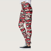 Dag van de dode suikerriet, zigzag leggings (Links)