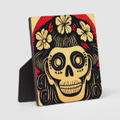 Dag van de Dode Suikerschedel 1 Fotoplaat (Voorkant)