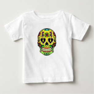 Dag van de Dode Suikerschedel Baby T-shirt