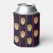 Dag van de Dode Suikerschedel (Blond Presswood) Blikjeskoeler (Blikje Achterkant)