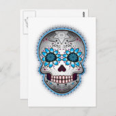 Dag van de dode suikerschedel briefkaart (Voorkant / Achterkant)