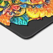 Dag van de dode suikerschedel bureaumat (Hoek)