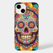 Dag van de dode suikerschedel Case-Mate iPhone case (Achterkant)
