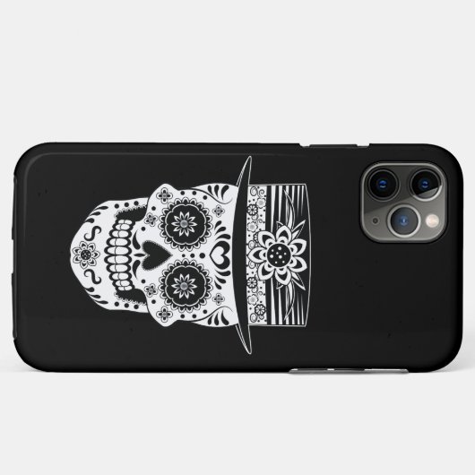 Dag van de dode suikerschedel Case-Mate iPhone case (Achterkant (horizontaal))