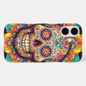 Dag van de dode suikerschedel Case-Mate iPhone case (Achterkant (horizontaal))