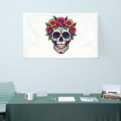 Dag van de Dode Suikerschedel - Dia de los Muertos Spandoek (Beurs)