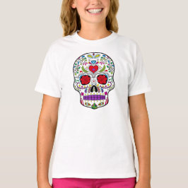 Dag van de Dode Suikerschedel Dia de los Muertos T-shirt
