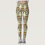 Dag van de dode suikerschedel (Dia de Muertos) Leggings (Voorkant)