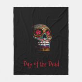 Dag van de dode suikerschedel fleece deken (Voorkant)