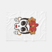 Dag van de dode-suikerschedel fleece deken (Voorkant (Horizontaal))