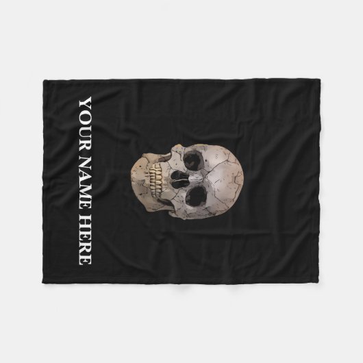 Dag van de dode-suikerschedel fleece deken (Voorkant (Horizontaal))