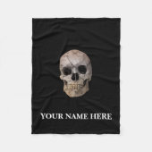 Dag van de dode-suikerschedel fleece deken (Voorkant)