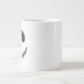 Dag van de Dode Suikerschedel Gezicht Close-Up Mok (Voorkant)