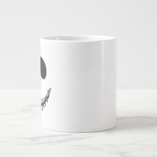 Dag van de Dode Suikerschedel Gezicht Close-Up Mok (Voorkant)