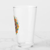 Dag van de dode suikerschedel glas (Links)