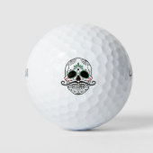 Dag van de dode suikerschedel golfballen (Voorkant)
