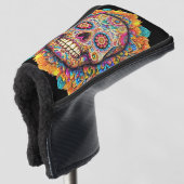 Dag van de dode suikerschedel golfheadcover (3/4 voorkant)