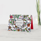 Dag van de dode suikerschedel kaart (Voorkant)