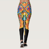 Dag van de dode suikerschedel leggings (Achterkant)