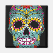 Dag van de dode suikerschedel magneet (Voorkant)