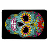 Dag van de dode suikerschedel magneet (Horizontaal)