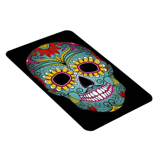 Dag van de dode suikerschedel magneet (Rechterzijde)