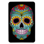 Dag van de dode suikerschedel magneet (Verticaal)