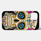 Dag van de dode suikerschedel met kruis Case-Mate iPhone case (Achterkant (horizontaal))