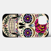 Dag van de dode suikerschedel met Roos Case-Mate iPhone Case (Achterkant (horizontaal))