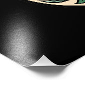 Dag van de dode suikerschedel met Roos Foto Afdruk (Hoek)