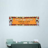 Dag van de Dode Suikerschedel Mexicaanse Halloween Spandoek (Beurs)