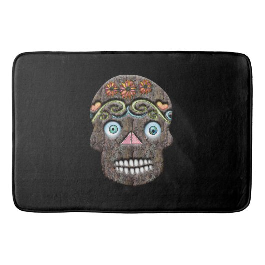 Dag van de Dode Suikerschedel (Mossy) Badmat (Voorkant)