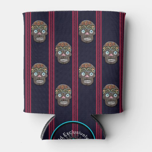 Dag van de Dode Suikerschedel (Mossy Wood) Kan Koe Blikjeskoeler (Voorkant)