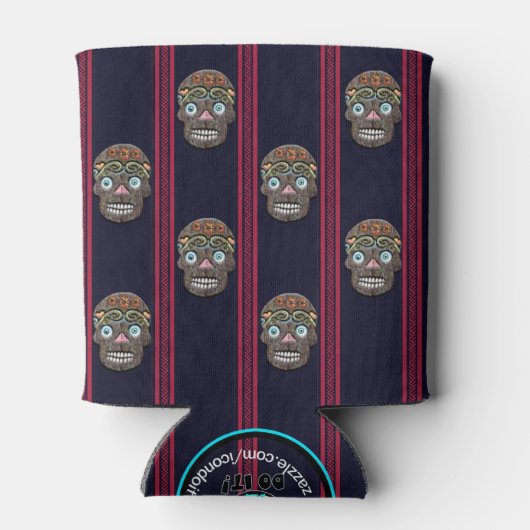 Dag van de Dode Suikerschedel (Mossy Wood) Kan Koe Blikjeskoeler (Achterkant)