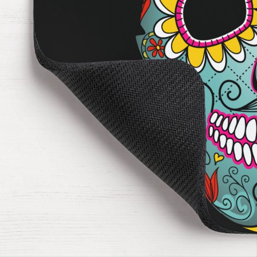 Dag van de dode suikerschedel muismat (Hoek)